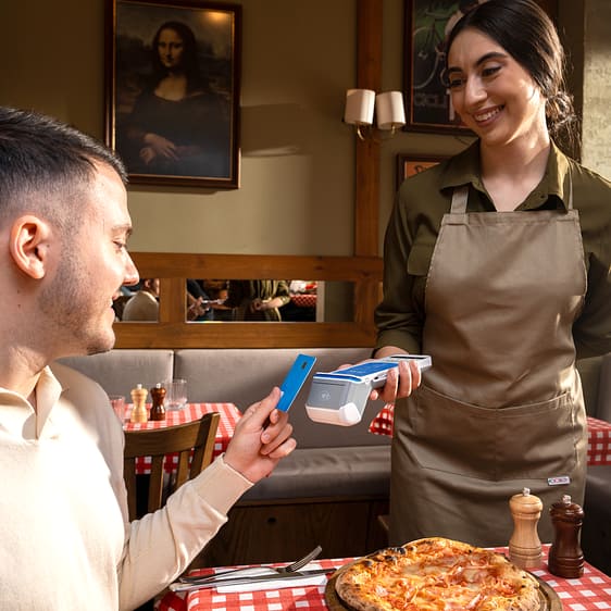 pagamento con POS a noleggio